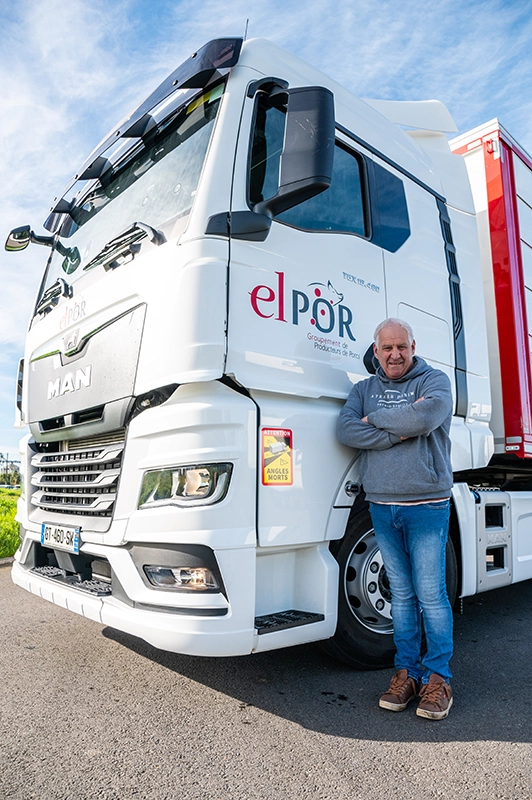 Patrick Rouxel et son Camion